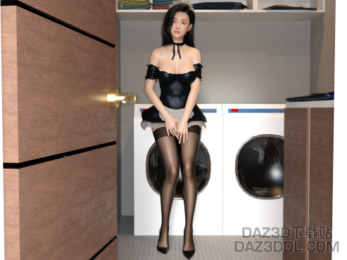 洗衣房女仆_DAZ3D下载站