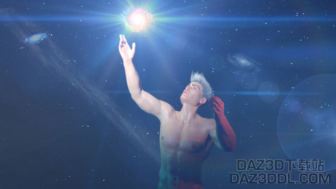 《银河之心》daz人物灯光+PS后期处理_DAZ3D下载站