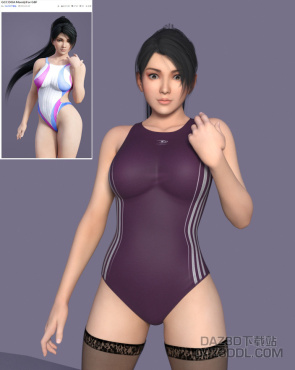 好东西分享下效果 GCC DOA Momiji For G8F_DAZ3D下载站