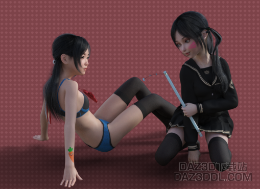 试了一下DAZ出图_DAZ3D下载站