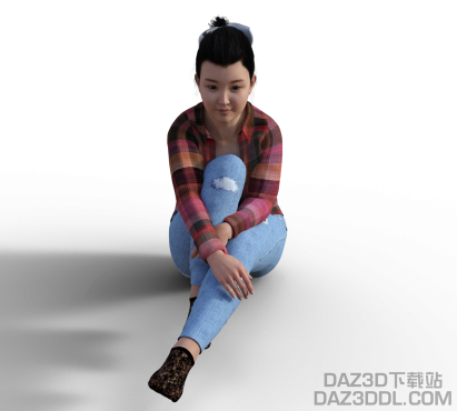 都发大美女 我发个柴火妞_DAZ3D下载站