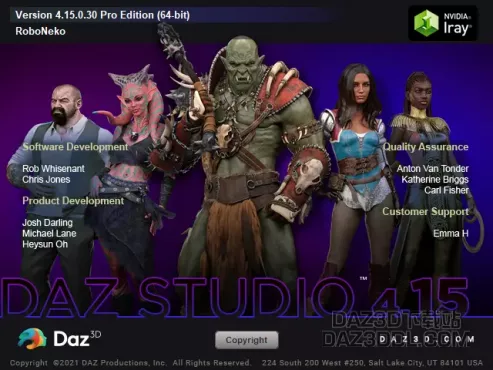 DAZ3D今日推更DAZ Studio Pro 4.15.0.30 正式版_DAZ3D下载站