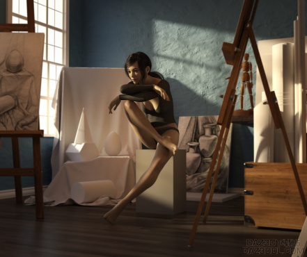 画室_DAZ3D下载站