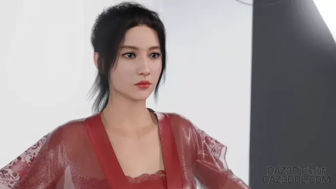 捏一个花木兰_DAZ3D下载站