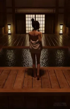 温泉美女_DAZ3D下载站