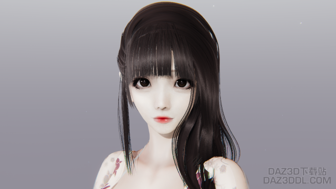 Character from HS2 by custom face skin_原创作品