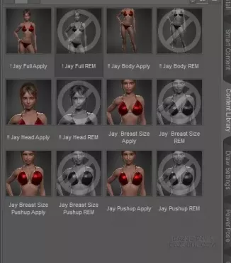 求问这个体型调整如何使用_DAZ3D下载站