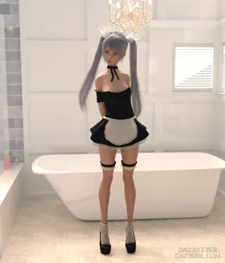 小女仆_DAZ3D下载站