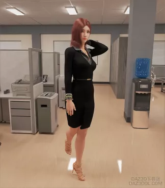 给新来的女同事拍几张写真_DAZ3D下载站