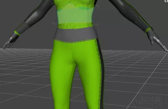 求助！G8女性人物腿部严重变形！_DAZ3D下载站