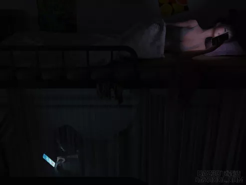 下铺吵死了啦_DAZ3D下载站