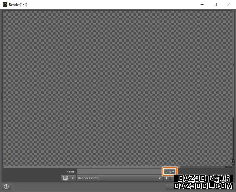daz studio transparent file format png