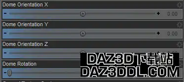 daz studio dome rotation