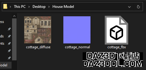 daz file location texture model