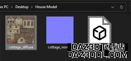 daz file folder location texture map roughness
