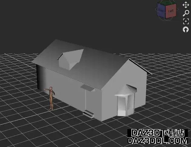 daz obj import model viewport scale
