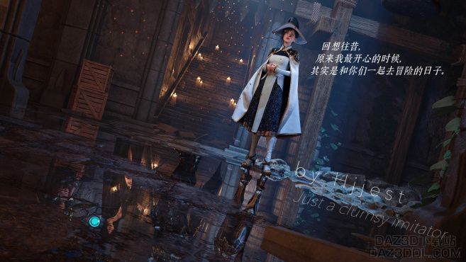 中二小剧场：作品临摹_DAZ3D下载站