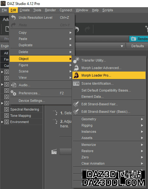 daz morph loader pro