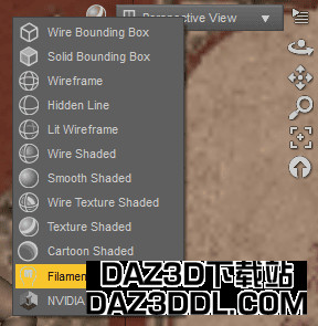 daz3d 如何使用 filament