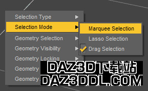 daz studio 矩形选择