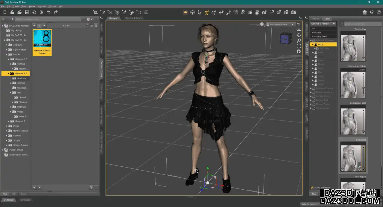 Daz Studio角色