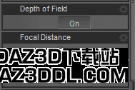 daz studio 肖像景深设置