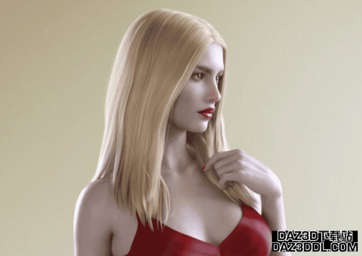 Daz3D 如何将女性 3D 模型添加到照片中_DAZ3D下载站