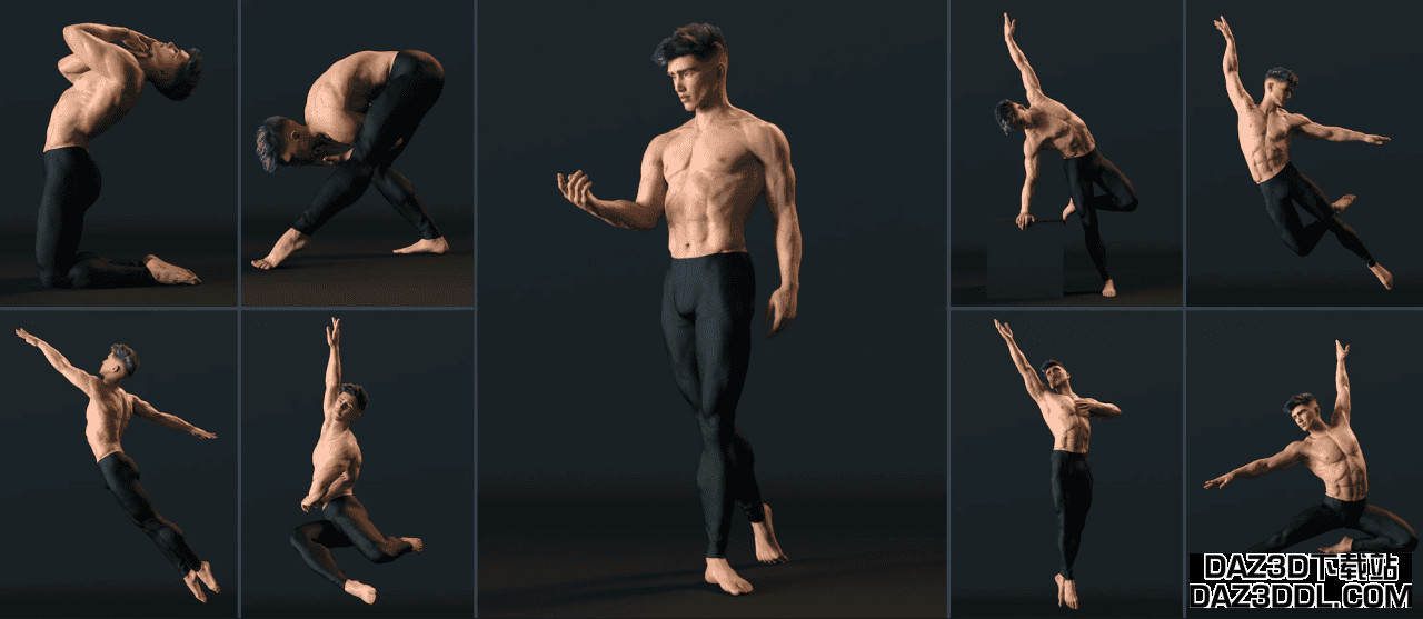 Daz3D Pure Elegance Ballet Poses