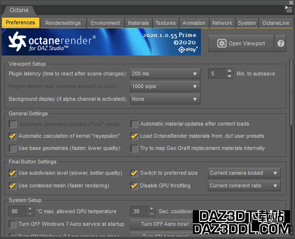 daz studio octane 标签