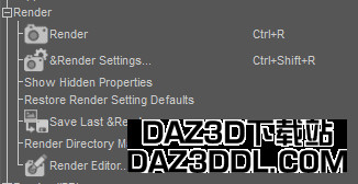daz3d 节省时间 自定义