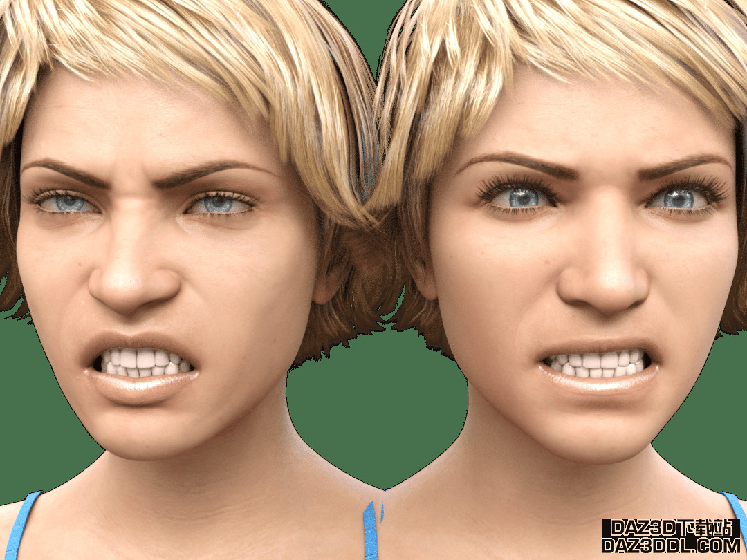 daz3d genesis8.1 facial expressions comparison