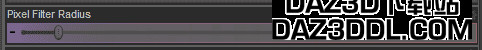 daz 锐化渲染 像素过滤器半径