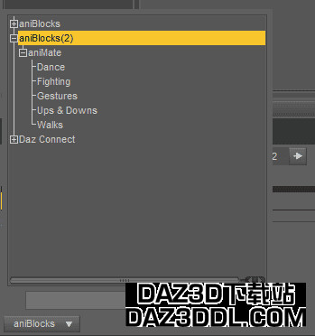 Daz aniBlocks 动画