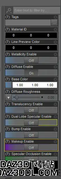 daz studio genesis8.1 skin shader