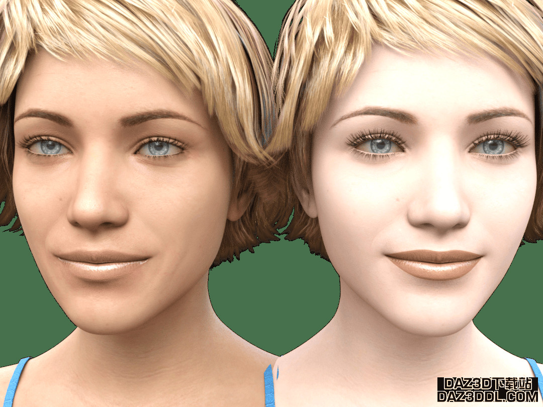 daz genesis 8.1 skin comparison