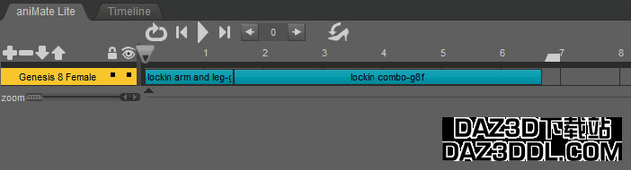 Daz3D aniBlock 序列