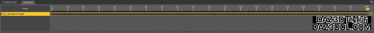 daz3d 时间线 aniblock