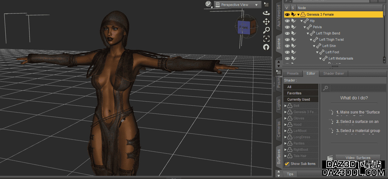 daz 3d autofit outfit genesis 3 female taia model