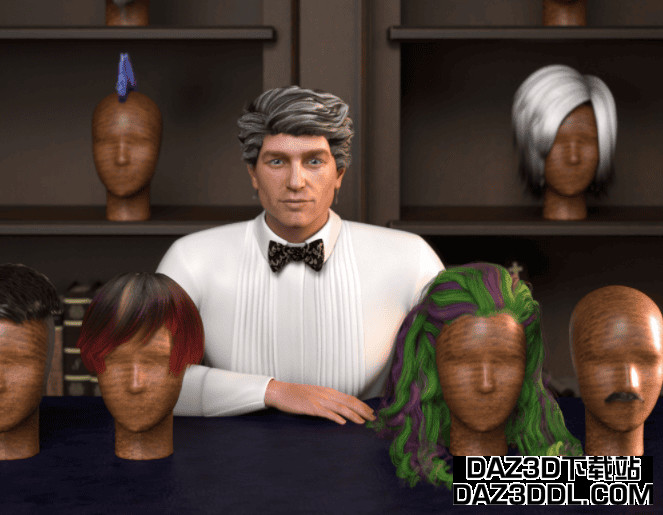 daz3d hair converter genesis 2 8 male