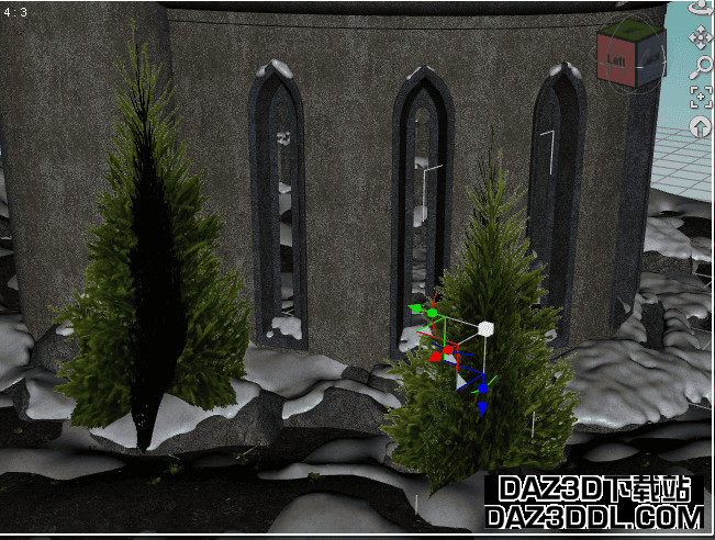 daz 3d bush preview filament node instance