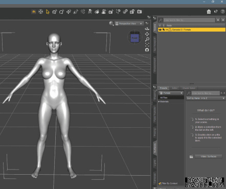 如何在 Blender 中制作和编辑 Daz Studio 服装_DAZ3D下载站