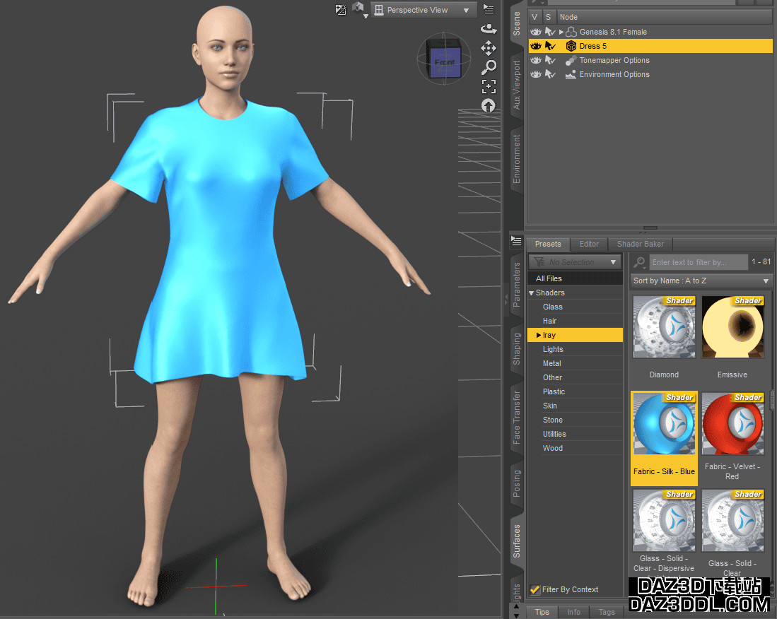 daz make clothes in blender