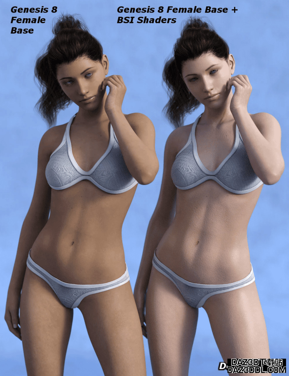 daz studio sf beautiful skin