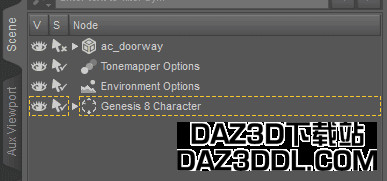 daz studio 隐藏角色组