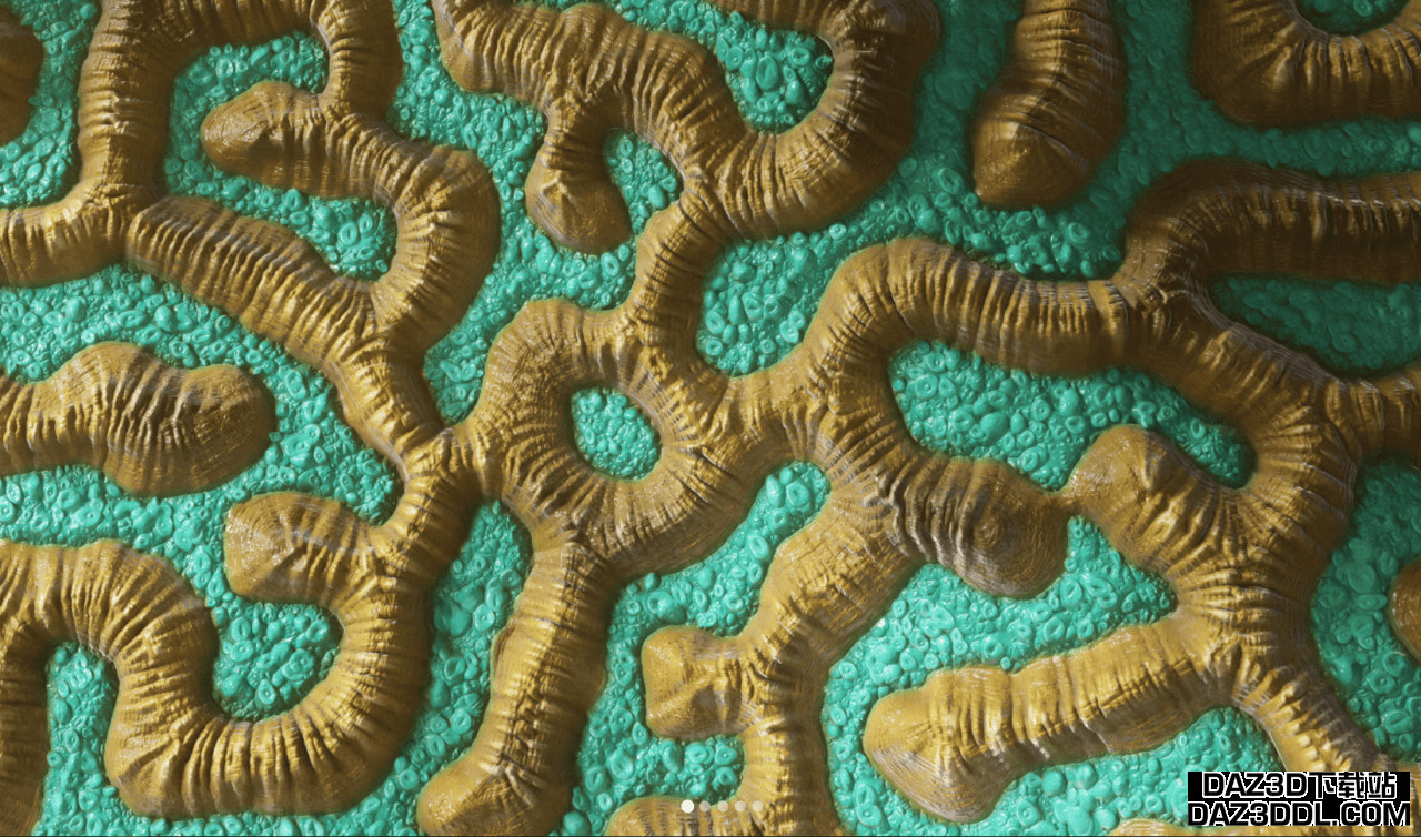 daz geoshell coral texture