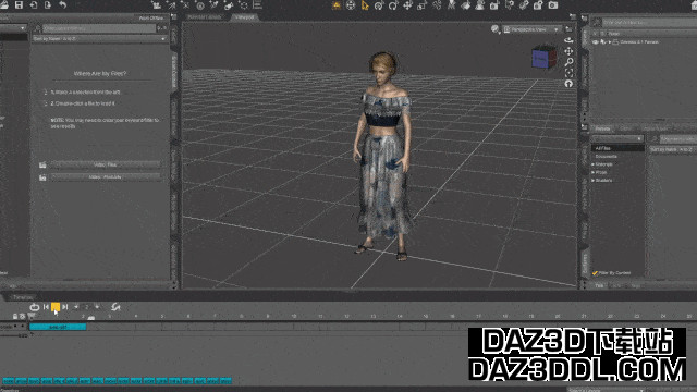 daz to blender animations