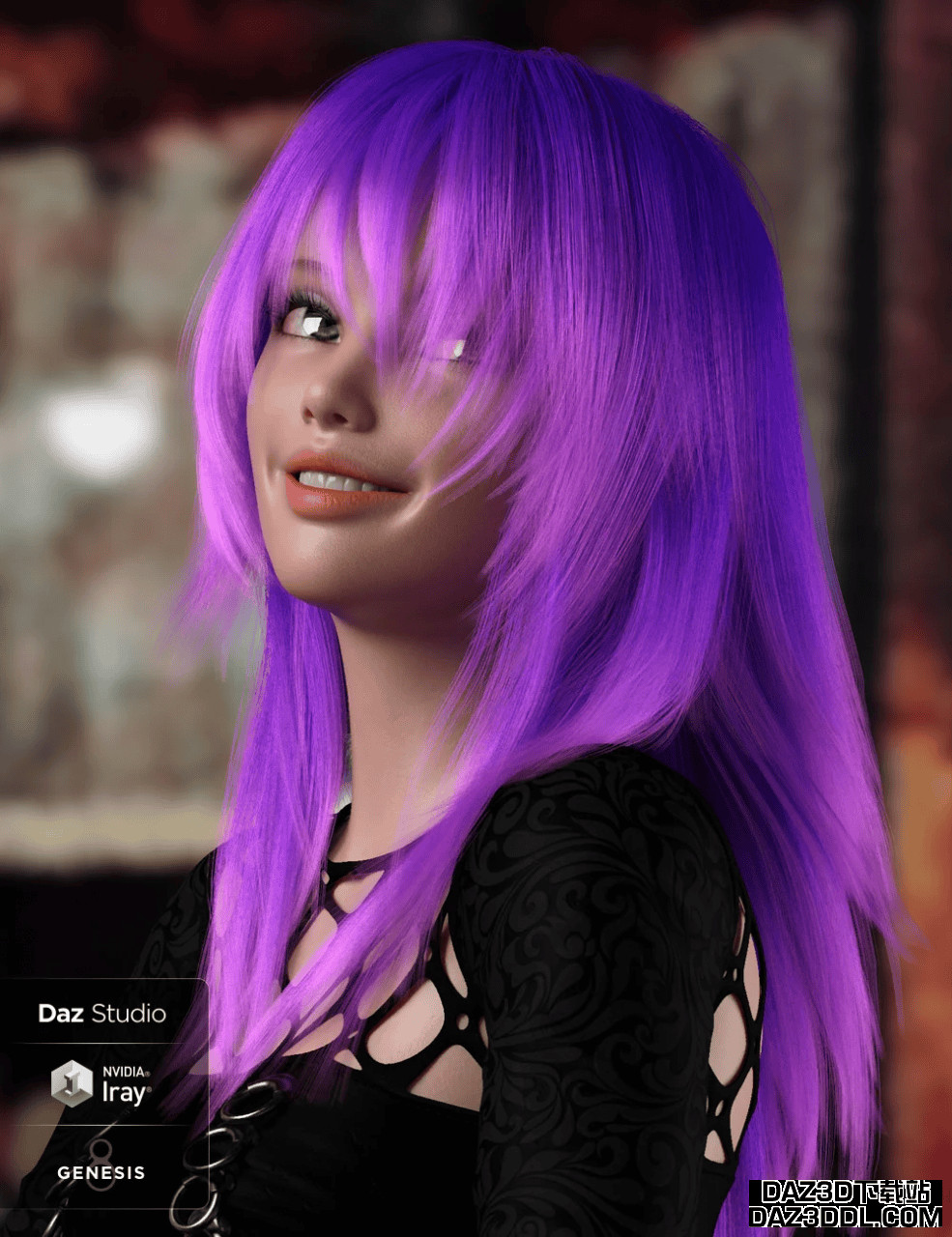 daz3d roxi 头发 dforce