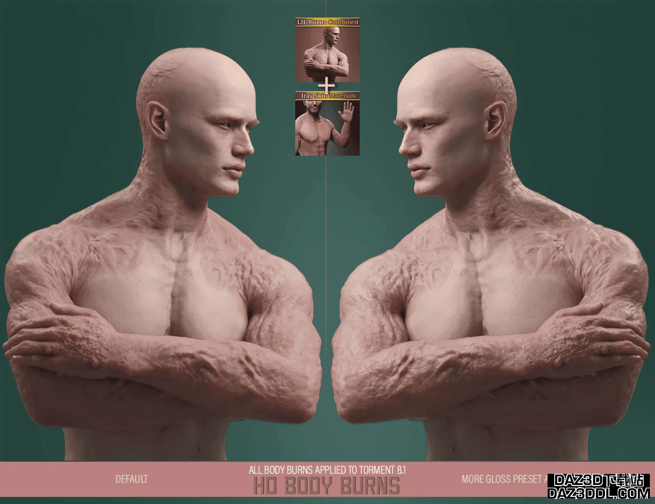 daz studio hd body burns