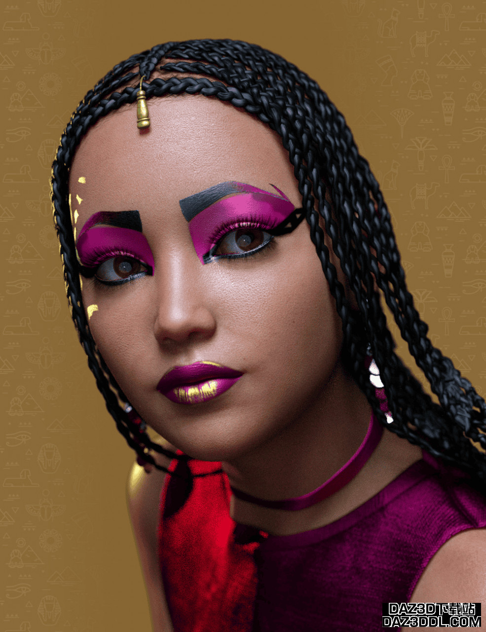 daz3d extreme closeup cleo style geoshell makeups