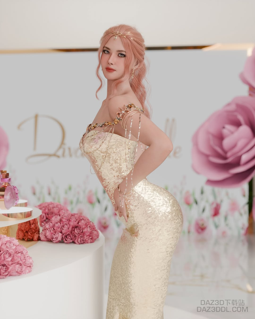 The launch of #divaeternellems4u #ms4u   Thank you for having me  ...Hair by @buhok.s4 (available on Ko-fi)Gown by me @atbp.3d ...#3dart #digitalart #3dmodeling #3drender #blendercommunity #dazcommunity #3dmodel #m.jpg